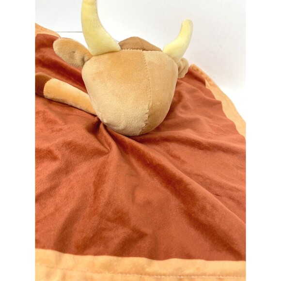 Highland Cow Baby Girl Security Blanket-Floral Highland Cow Lovey-Baby Nursery S - Picture 5 of 9